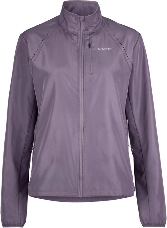 Craft essence wind jacket 2 w dames sportvest - potpurri