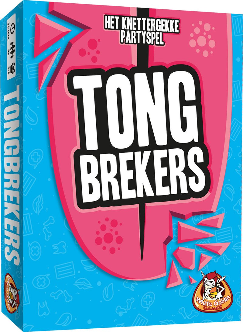 Load image into Gallery viewer, White goblin games - tongbrekers - kaartspel - 3 tot 8 spelers - 30 minuten - vanaf 9 jaar - hillarisch partyspel
