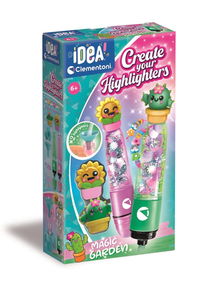 Load image into Gallery viewer, Clementoni idea maak je eigen markeerstiften - tuin

