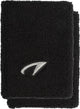 Avento zweetband pols paar - 2 stuks - zwart one size