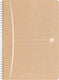 Oxford touareg spiraalschrift, 180 bladzijden, ft a4, geruit 5 mm, geassorteerde kleuren, 1 stuk