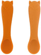 Trixie | eerste babylepels 2-pack - mr. fox - zachte siliconen - gemakkelijk vast te pakken - 4m+