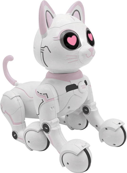 Lexibook stroom kitty® – my smart robotic kitty met programming function gesture bediening, dance, walk, movements, touch sensors en animal imitation, incl. afstandsbediening.
