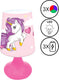 Lexibook mini lampe de chevet veilleuse sans fil licorne