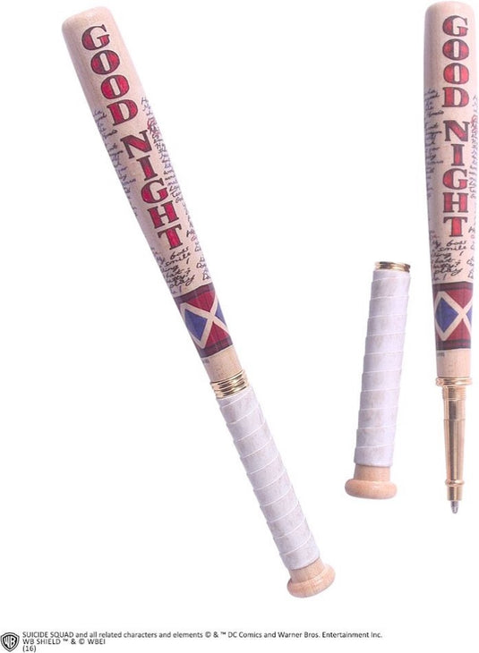The noble collection suicide squad pen harley quinn's good night bat multicolours