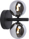 Lucide tycho - wandlamp - 2xg9 - zwart