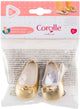 Corolle babypop gouden ballerina schoenen - poppenaccessoire 36cm. m