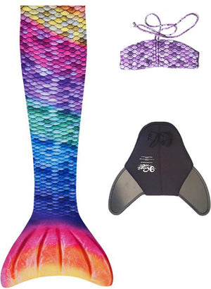 Kuaki zeemeerminstaart - set rainbow - s - 10 jaar