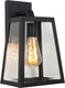 Lucide matslot - wandlamp binnen buiten - 1xe27 - ip23 - zwart