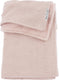 Meyco baby mini knots teddy wiegdeken - soft pink - 75x100cm - 2.0 tog