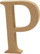Creativ company letter p mdf 13cm, 1st.