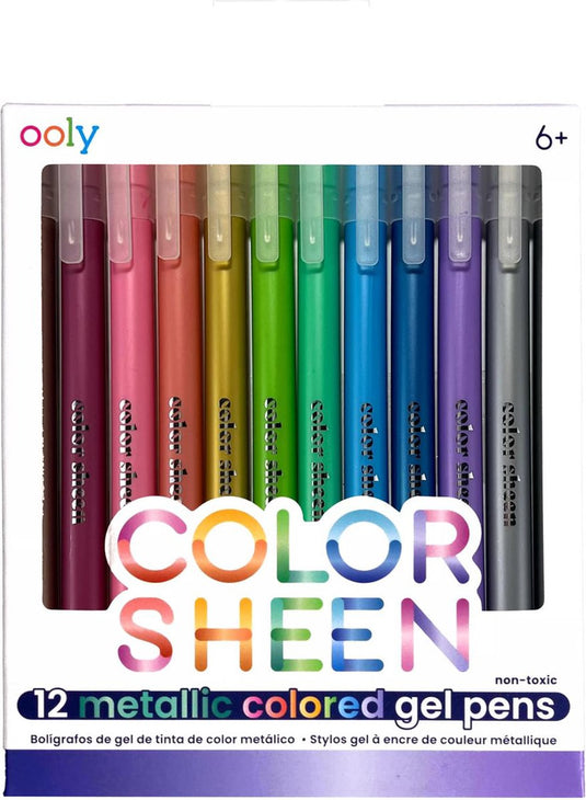 Ooly - color sheen - metallic gelpennen - 12 stuks
