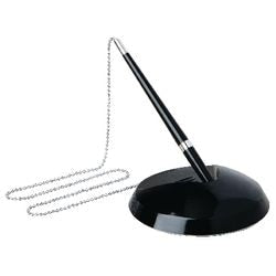 Fellowes baliepen ketting voetstuk antislip zwart blauw