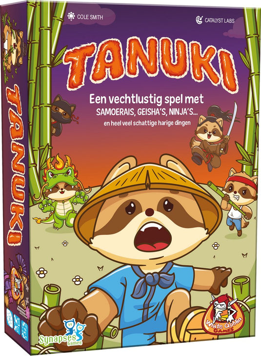 White goblin games - tanuki - kaartspel - 3 tot 6 spelers - kaarspel voor kinderen en volwassenen - vanaf 7 jaar - compact reisspel