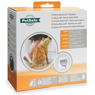 Load image into Gallery viewer, Petsafe kattenluik met tunnel wit
