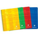 Spiraalschrift clairefontaine 884 karton 90g m2 16,5x21cm geruit 5x5mm 180blz