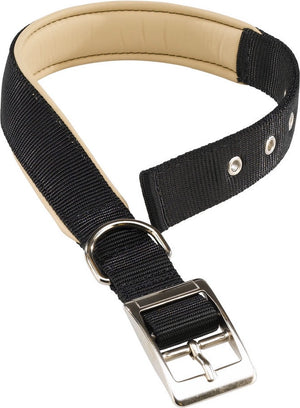 Ferplast hondenhalsband daytona 43 x 2 cm staal nylon zwart