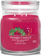 Yankee candle - sparkling winterberry medium geurkaars - 50 branduren - 2 lonten