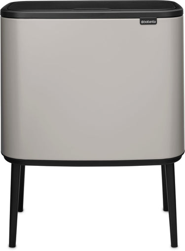 Brabantia bo touch bin prullenbak - 36 liter - 1 vak - soft grey
