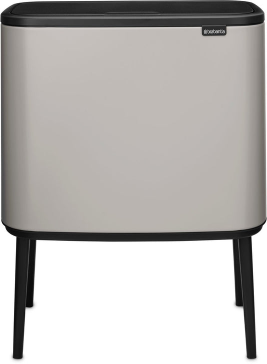 Brabantia bo touch bin prullenbak - 36 liter - 1 vak - soft grey