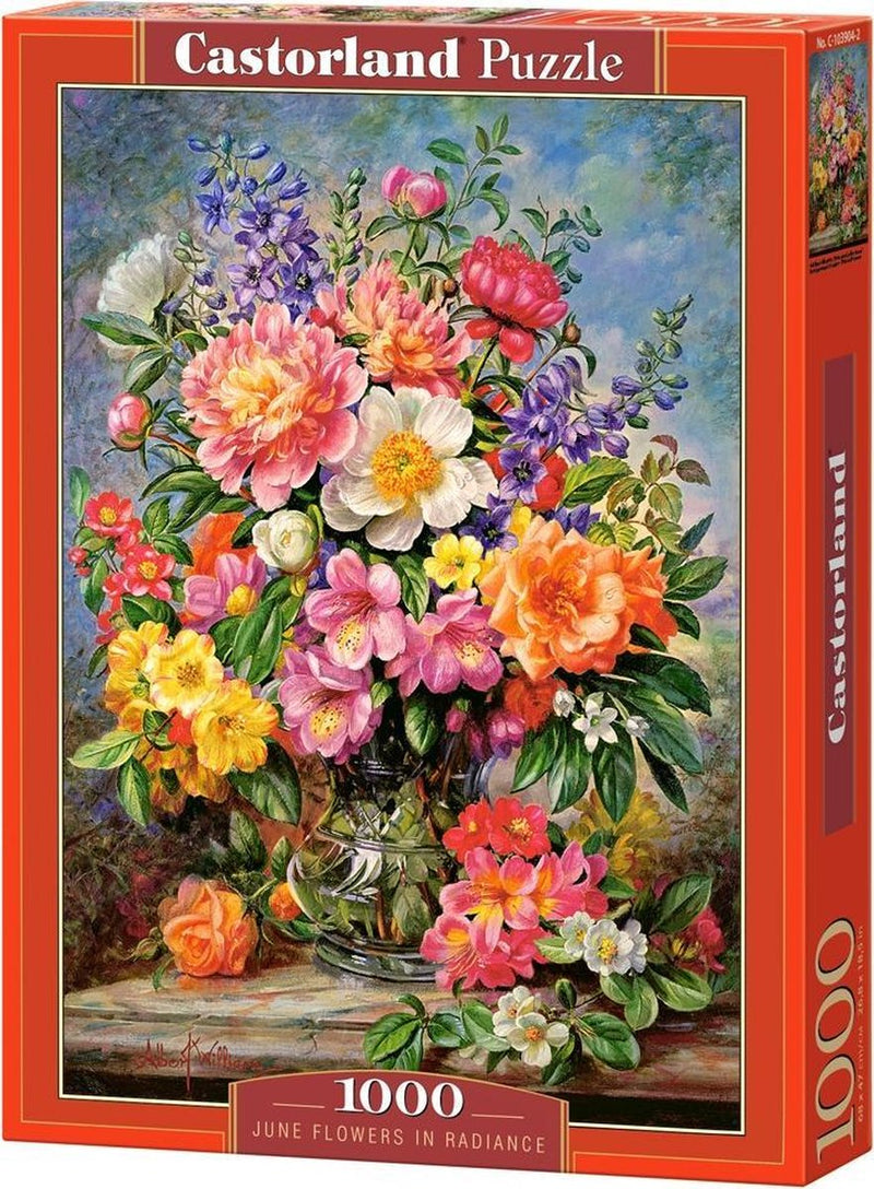 Load image into Gallery viewer, Castorland legpuzzel june flowers in radiance, 1000st.
