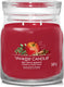Yankee candle - red apple wreath medium geurkaars - 50 branduren - 2 lonten