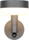 Trio mackenzie - wandlamp - antraciet - incl. 1x smd 8 w - bewegingssensor - wandmontage - niet geschikt voor externe dimmer - niet dimbaar - buitenverlichting - ip54