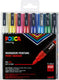 Posca uni stiften standard colors - 8 stiften - pc3m 0.9-1.3 mm lijn