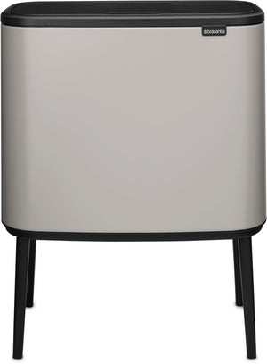 Brabantia bo touch bin prullenbak - 36 liter - 1 vak - soft grey