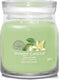 Yankee candle - vanilla lime medium geurkaars - 50 branduren - 2 lonten