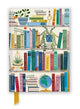 Flame tree notebooks- georgia breeze: bookshelves (foiled journal)