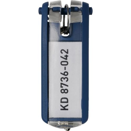 Sleutelhangers durable blauw 6st