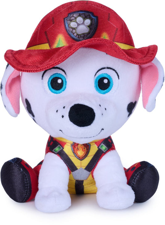 Paw patrol gund : the dino movie-knuffel van marshall, officieel gelicentieerde knuffel, filmmerchandise, 15,2 cm