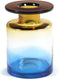 Serax - marie michielssen wind fire - vaas m - blauw amber - 18 ø - h 27cm - 5,25 kg