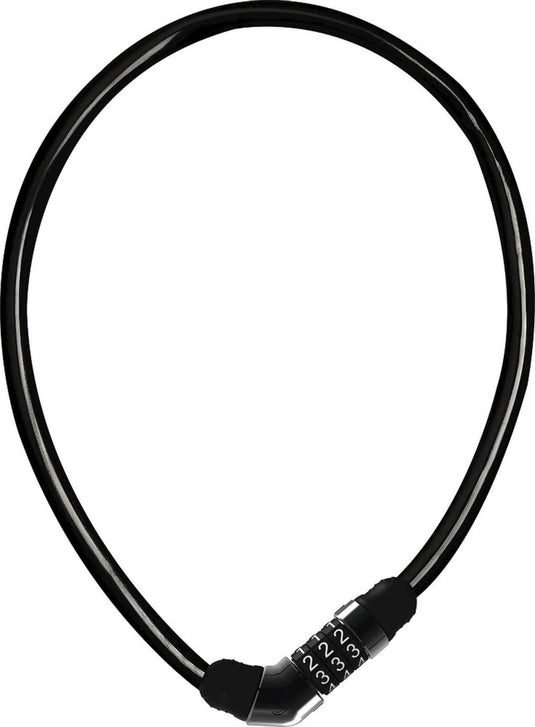 Abus kabelslot 4408c - cijferslot - 65 cm lange stalen kabel met kunststof omhulsel - -security level 2 - rood
