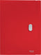 Leitz recycle 3-klepsmap a4 - 80% gerecycled post-consumer plastic - rood