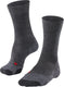 Falke tk2 anti-blaar dik wol functioneel materiaal wandelsokken heren grijs - maat 42-43