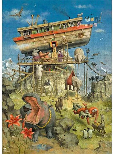 Marius van dokkum puzzel de ark van noach- (1000 stukjes)