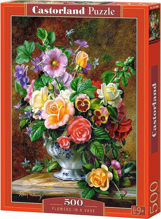 Castorland legpuzzel flowers in a vase, 500st.