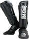 Super pro combat gear scheenbeschermer protector zwart wit extra extra small