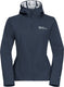 Jack wolfskin bornberg hoody w dames outdoorjas-midnight sky grey