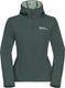 Jack wolfskin bornberg hoody w dames outdoorjas-sago palm