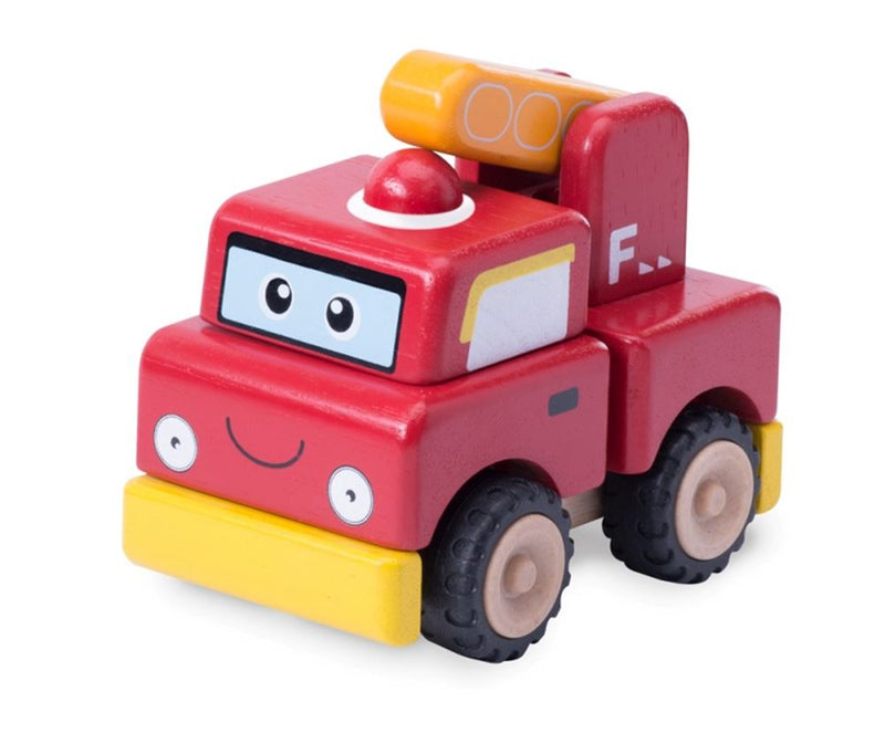 Load image into Gallery viewer, Wonderworld bouw een brandweerauto. +1
