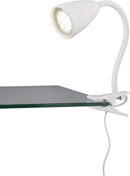 Trio wanda klemlamp - wit mat