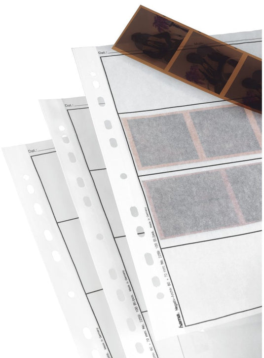 Hama negatiefhoezen - a4 formaat - 4x3 - perkament - 60x70 mm - 100stk.