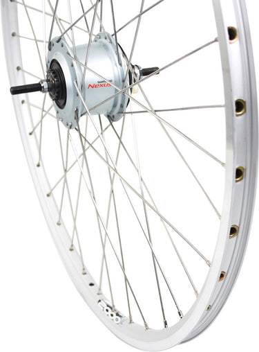 Roland Achterwiel 28 Nexus 8 RB ZAC2000 zilver RVS spk