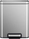 Eko - madison pedaalemmer 12 liter - stainless steel plastic - misty mat rvs - prullenbak