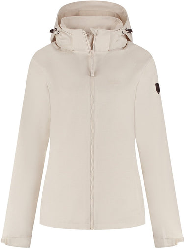 Kjelvik outdoorjas mirte zand