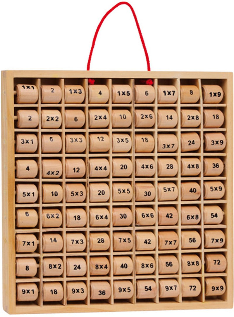 Load image into Gallery viewer, Small foot - houten vermenigvuldigingstabel 1x1
