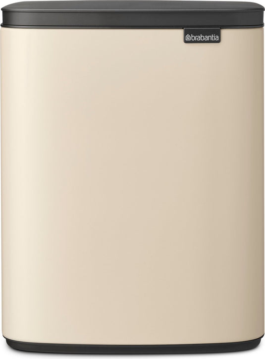 Brabantia bo prullenbak - 12 liter - soft beige
